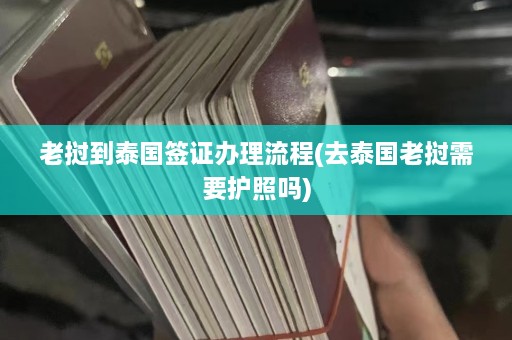 老挝到泰国签证办理流程(去泰国老挝需要护照吗)  第1张