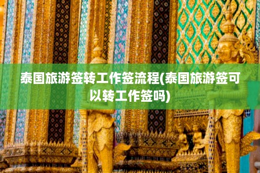 泰国旅游签转工作签流程(泰国旅游签可以转工作签吗)  第1张