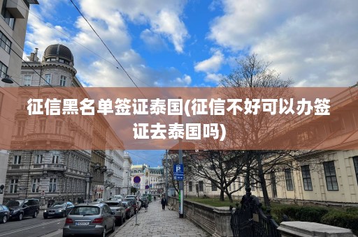 征信黑名单签证泰国(征信不好可以办签证去泰国吗)