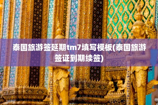 泰国旅游签延期tm7填写模板(泰国旅游签证到期续签)