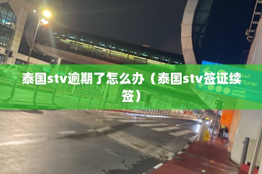 泰国stv逾期了怎么办（泰国stv签证续签）