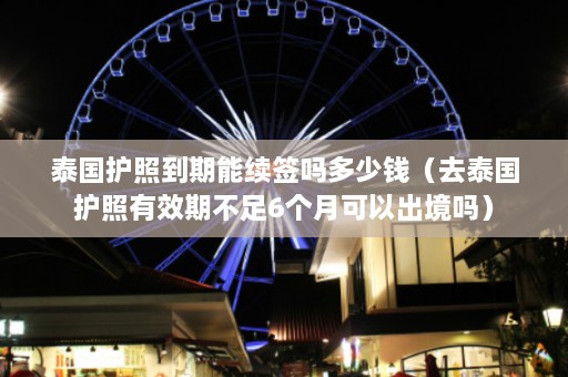 泰国护照到期能续签吗多少钱（去泰国护照有效期不足6个月可以出境吗）  第1张