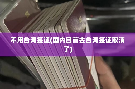 不用台湾签证(国内目前去台湾签证取消了)  第1张