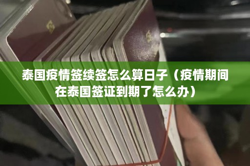 泰国疫情签续签怎么算日子（疫情期间在泰国签证到期了怎么办）