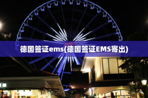 德国签证ems(德国签证EMS寄出)