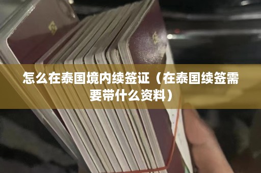 怎么在泰国境内续签证（在泰国续签需要带什么资料）