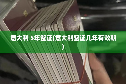 意大利 5年签证(意大利签证几年有效期)