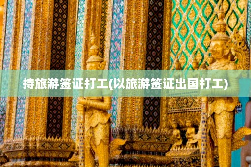 持旅游签证打工(以旅游签证出国打工)