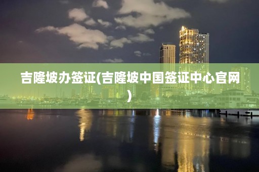 吉隆坡办签证(吉隆坡中国签证中心官网)