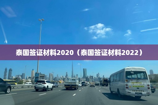 泰国签证材料2020（泰国签证材料2022）