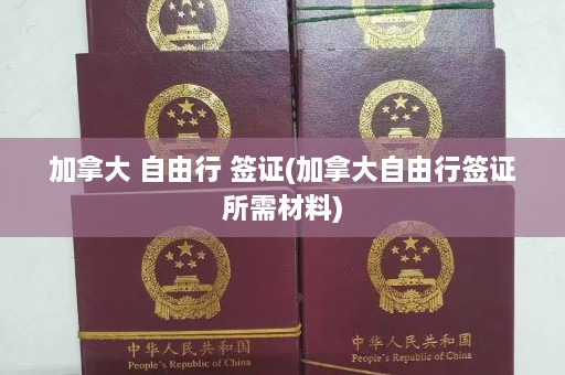 加拿大 自由行 签证(加拿大自由行签证所需材料)  第1张