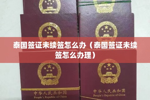 泰国签证未续签怎么办（泰国签证未续签怎么办理）