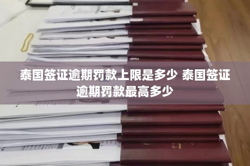 泰国签证逾期罚款上限是多少 泰国签证逾期罚款最高多少