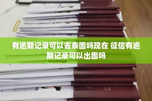 有逾期记录可以去泰国吗现在 征信有逾期记录可以出国吗