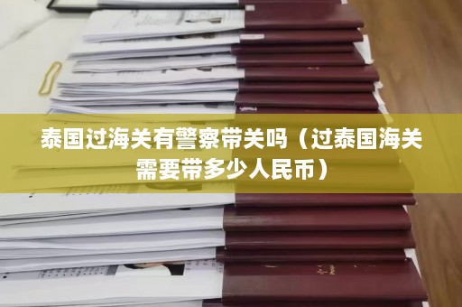 泰国过海关有警察带关吗（过泰国海关需要带多少人民币）  第1张