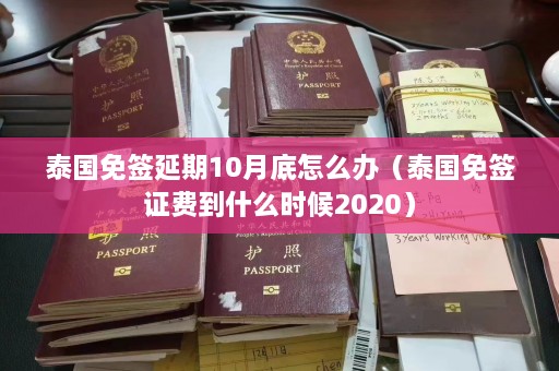 泰国免签延期10月底怎么办（泰国免签证费到什么时候2020）  第1张