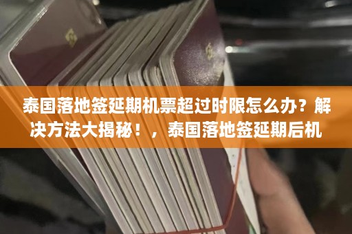 泰国落地签延期机票超过时限怎么办？解决方法大揭秘！，泰国落地签延期后机票超时应对策略全解析