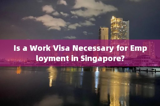 Is a Work Visa Necessary for Employment in Singapore?