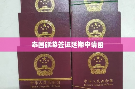 泰国旅游签证延期申请函