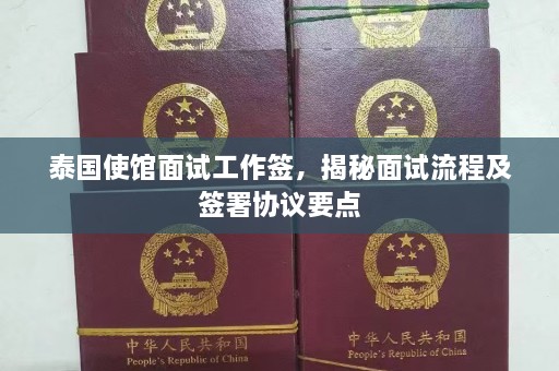 泰国使馆面试工作签，揭秘面试流程及签署协议要点