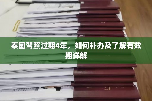 泰国驾照过期4年，如何补办及了解有效期详解