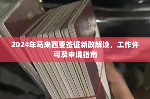 2024年马来西亚签证新政解读，工作许可及申请指南