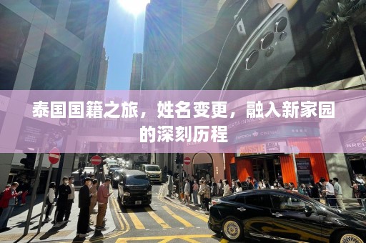 泰国国籍之旅，姓名变更，融入新家园的深刻历程