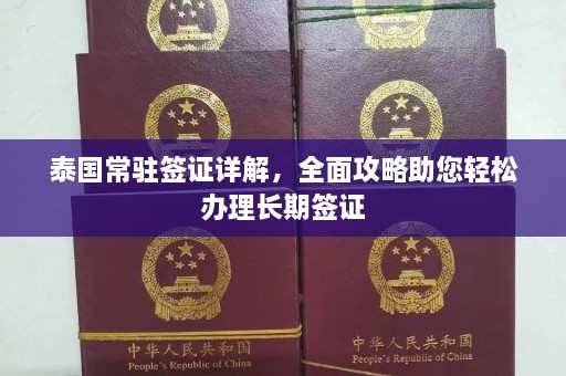 泰国常驻签证详解，全面攻略助您轻松办理长期签证