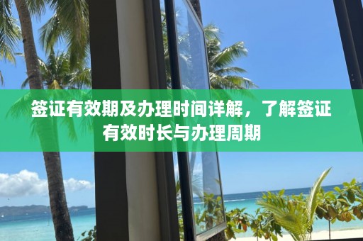 签证有效期及办理时间详解，了解签证有效时长与办理周期