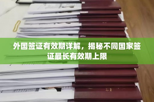 外国签证有效期详解，揭秘不同国家签证最长有效期上限