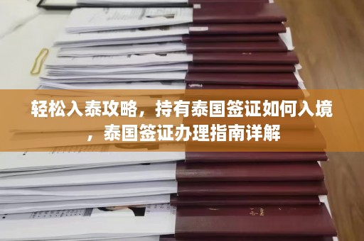 轻松入泰攻略，持有泰国签证如何入境，泰国签证办理指南详解