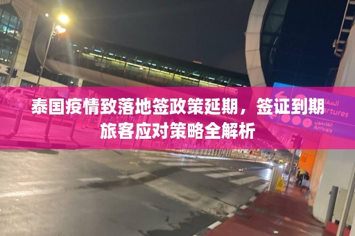 泰国疫情致落地签政策延期，签证到期旅客应对策略全解析