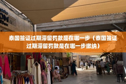 泰国签证过期滞留罚款是在哪一步（泰国签证过期滞留罚款是在哪一步缴纳）