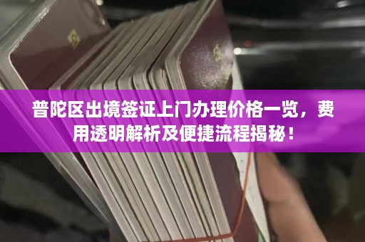 普陀区出境签证上门办理价格一览，费用透明解析及便捷流程揭秘！