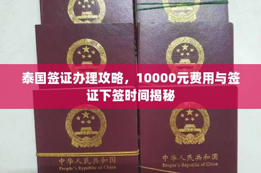 泰国签证办理攻略，10000元费用与签证下签时间揭秘