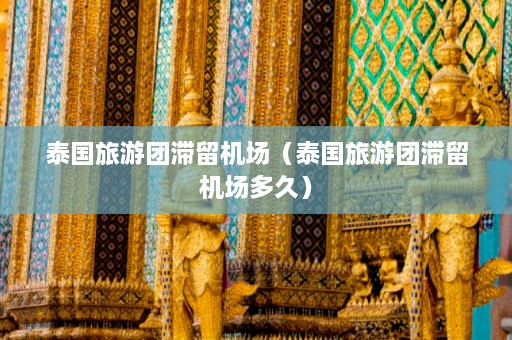 泰国旅游团滞留机场（泰国旅游团滞留机场多久）  第1张