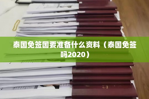 泰国免签国要准备什么资料（泰国免签吗2020）  第1张