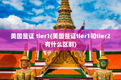 美国签证 tier1(美国签证tier1和tier2有什么区别)  第1张