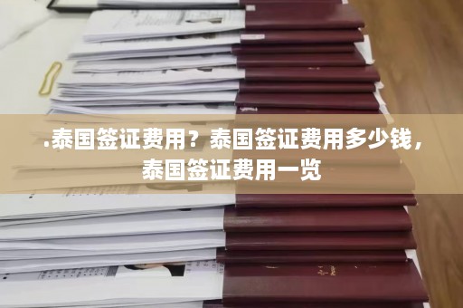 .泰国签证费用？泰国签证费用多少钱，泰国签证费用一览