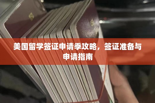 美国留学签证申请季攻略，签证准备与申请指南