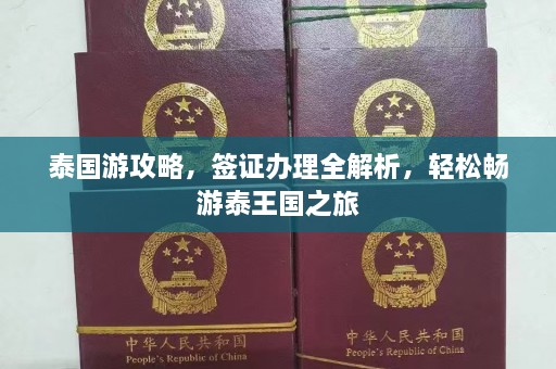 泰国游攻略，签证办理全解析，轻松畅游泰王国之旅