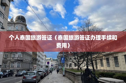 个人泰国旅游签证（泰国旅游签证办理手续和费用）