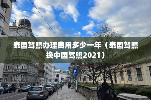 泰国驾照办理费用多少一年（泰国驾照换中国驾照2021）