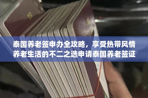 泰国养老签申办全攻略，享受热带风情养老生活的不二之选申请泰国养老签证  第1张