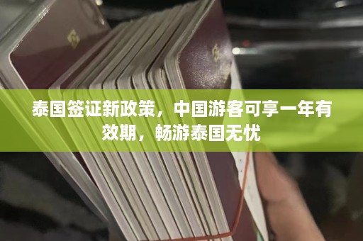 泰国签证新政策，中国游客可享一年有效期，畅游泰国无忧  第1张