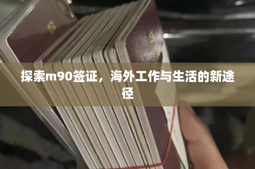 探索m90签证，海外工作与生活的新途径  第1张