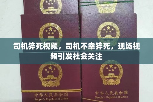 司机猝死视频，司机不幸猝死，现场视频引发社会关注