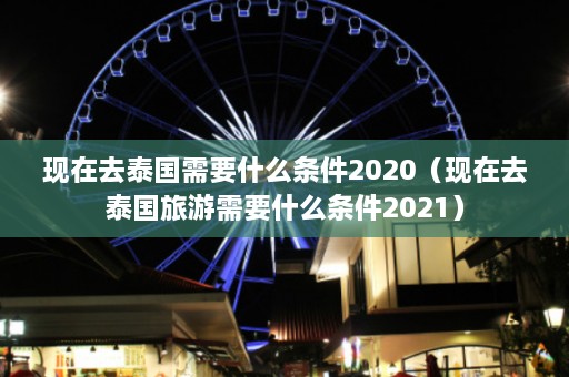 现在去泰国需要什么条件2020（现在去泰国旅游需要什么条件2021）  第1张