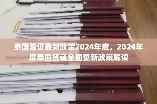 泰国签证最新政策2024年度，2024年度泰国签证全面更新政策解读