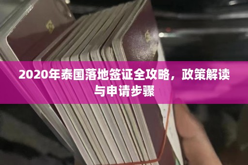 2020年泰国落地签证全攻略，政策解读与申请步骤  第1张